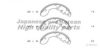 ASHUKI 1050-0208 Brake Shoe Set